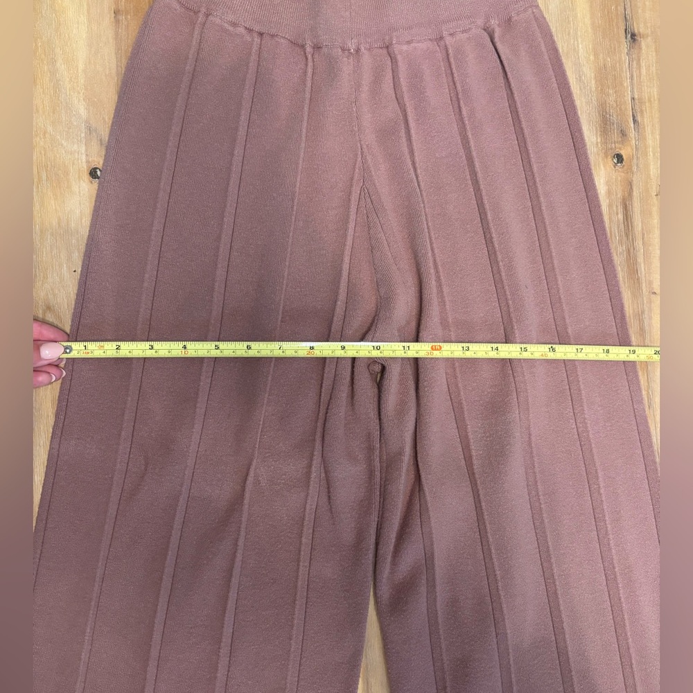 Textured Knit Two-Piece Set in Dusty Rose - Picture 10 of 12